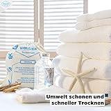 4 x Trocknerball – Bälle aus 100% Wolle zur Nutzung im Trockner, für schnelleres Trocknen und weichere Wäsche. Zeit und Kosten sparen durch Trocknerbälle für jede Wäsche, Decke, Kissen, Kopfkissen oder Daunen im Wäschetrockner. Trocknerkugeln für Wäschetrockner. - 3
