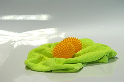 4 Stück (2x 2er Set) purclean Trocknerbälle, flauschige Wäsche und ökologisch Weichspüler sparen - 2