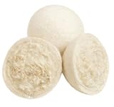 Premium wiederverwendbar natürlicher Weichspüler, Wolle Trocknerbälle Dryer Ball für Wäschetrockner 6er Pack weiß - 7