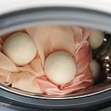 GWHOLE 6 x Trocknerbälle aus 100% neuseeländischer Schafwolle für Wäschetrockner, ohne Füllstoffe - 7