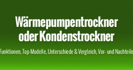 Wärmepumpentrockner oder Kondenstrockner